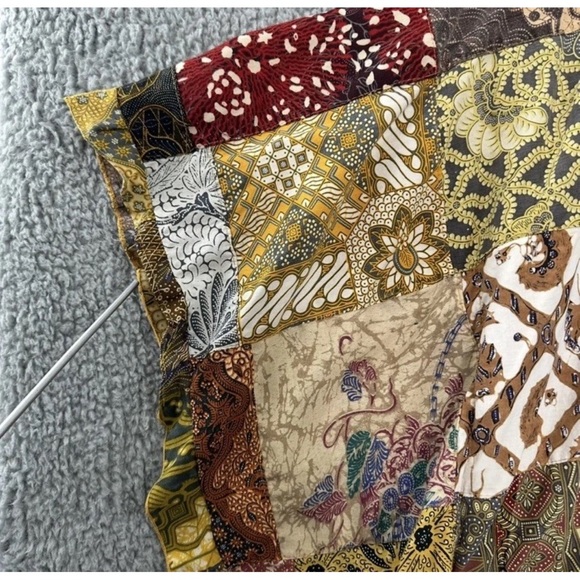 Jaded Gypsy Patchwork Poncho Top One Size O/S    Hippie Boho Bohemian — READ - Picture 14 of 14